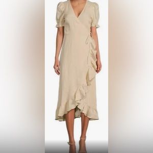 100% Linen Wrap Nordstrom maxi dress
